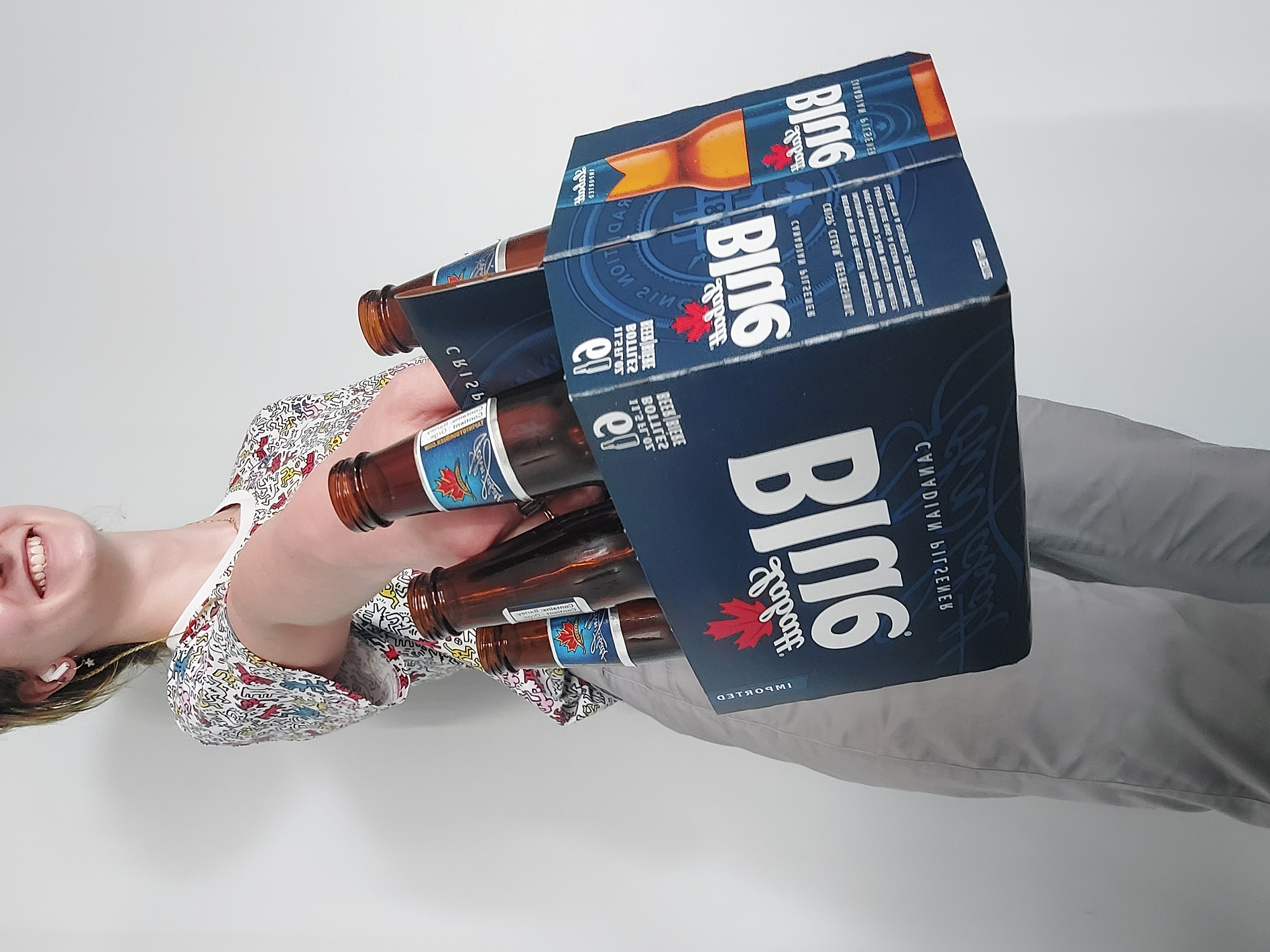 This was a photo used in a presentation about the ease of packaging return for reuse